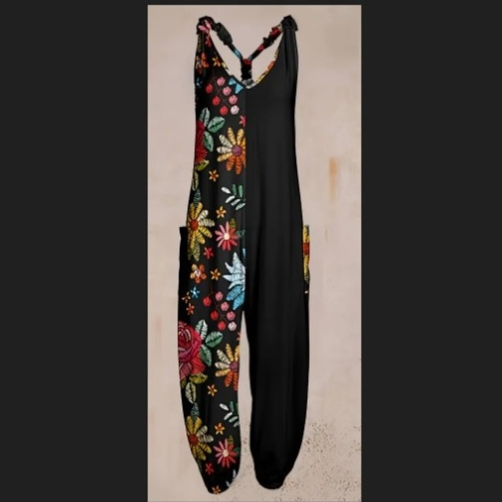 NWT- FLORAL PRINT JUMPER / ROMPER